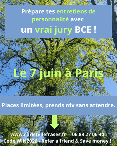 Préparation entretiens avec un vrai Jury BCE